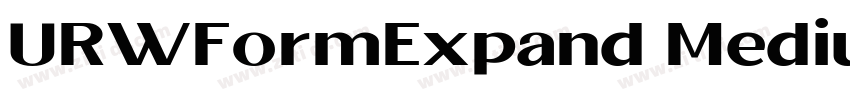 URWFormExpand Medium字体转换